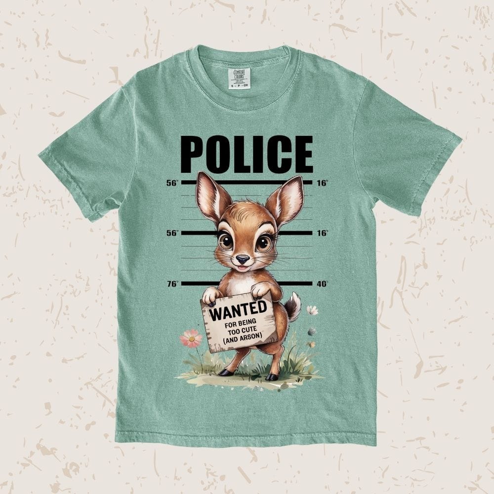 Wanted For Being Too Cute Unisex T-shirt